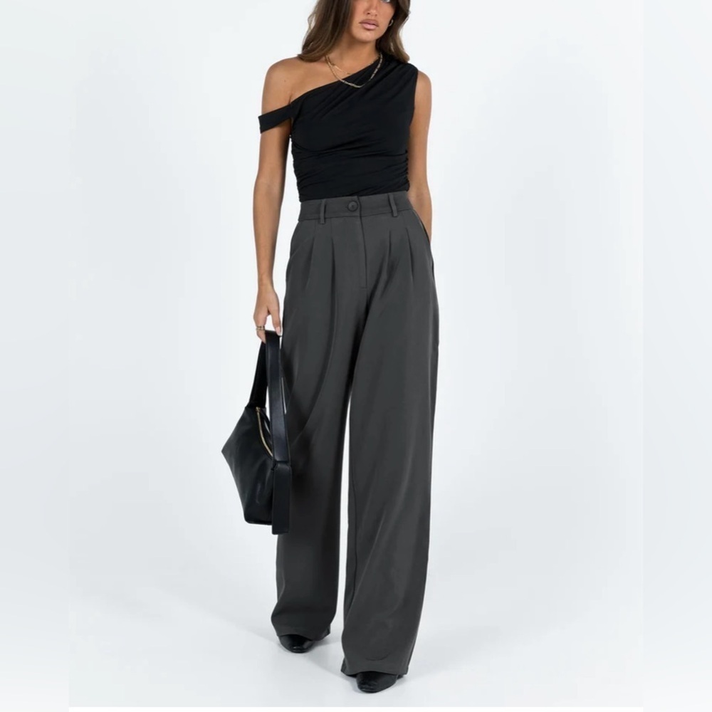 Princess Polly Black Wide-Leg Jumpsuit
